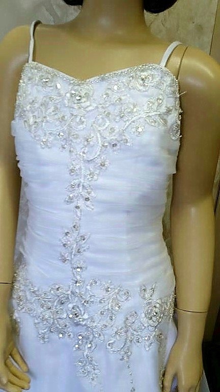 White flower girl dresses without a train